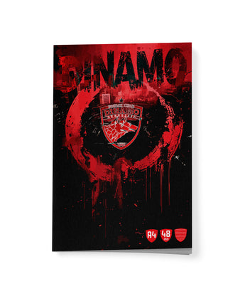 Caiet A4 Romana Rosu/Negru Dinamo