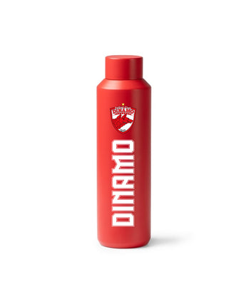 Sticla Apa Logo Dinamo Rosu